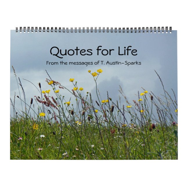 Quotes for Life calendar Option A Kalender (Omslag)