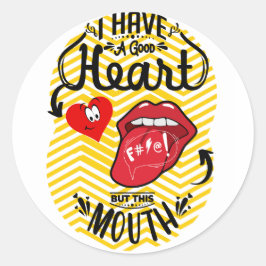 QUOTES SARCASM RUNT KLISTERMÄRKE