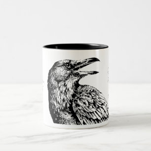 ` Quoth det korpsvart, "Nevermore"', Två-Tonad Mugg
