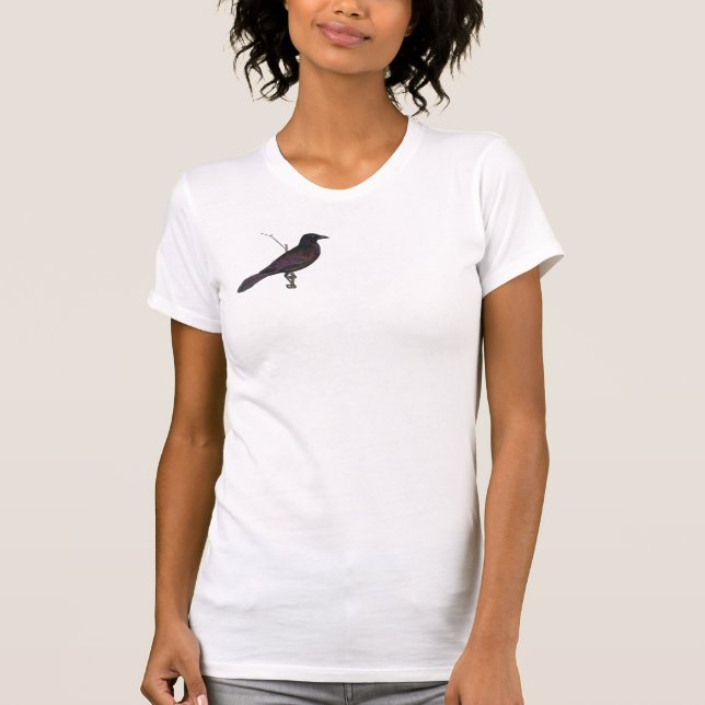 Quoth det korpsvart t-shirt (Framsida)
