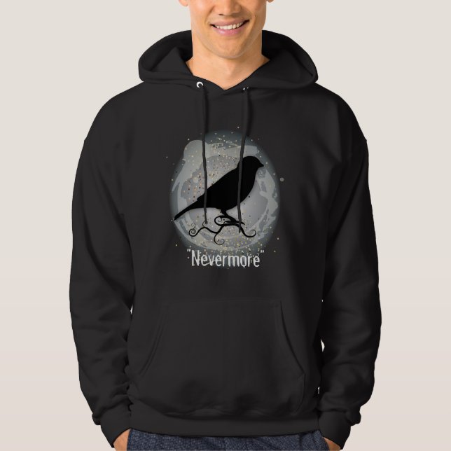 ~Quoth Raven~en Hoodie (Framsida)