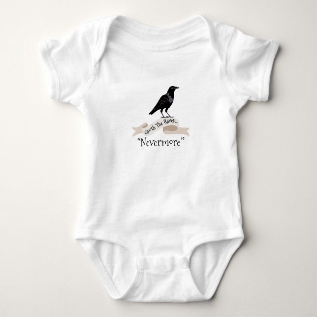 Quoth Raven T Shirt (Framsida)