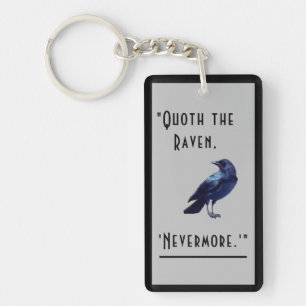 "Quoth the Raven... " Akrylnyckelkedja