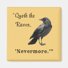"Quoth the Raven ..." Personlig - höstnät Magnet