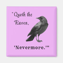 "Quoth the Raven ..." Personlig Lavender Magnet