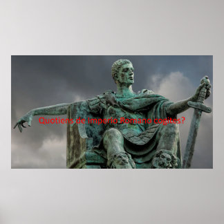 Quotiens de Imperio Romano cogites? #EDU Poster