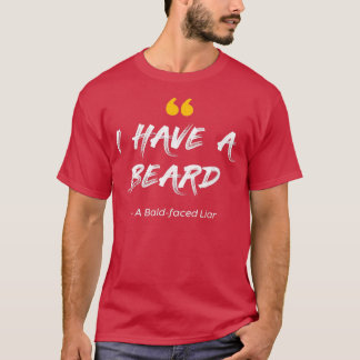 quotJag har en Beardquot en Baldface Liar T Shirt