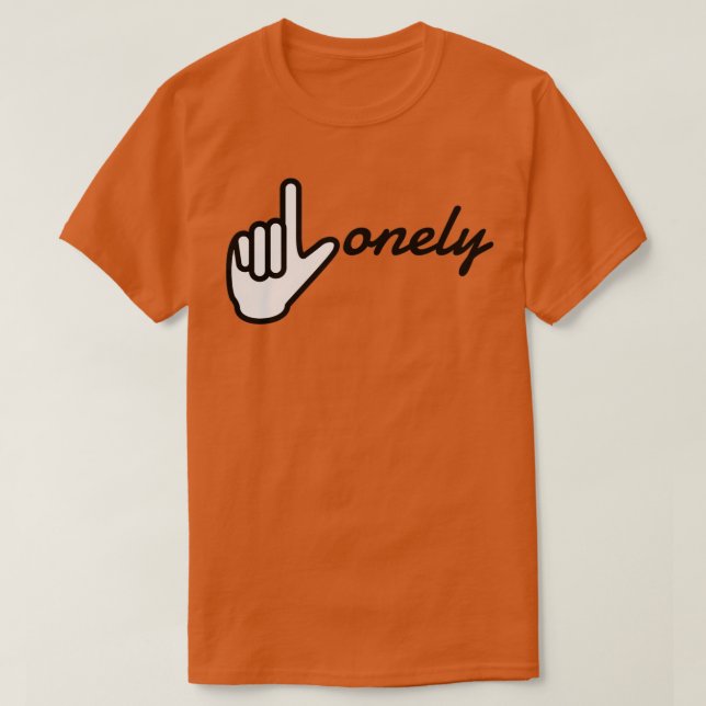quotLquotonely T Shirt (Design framsida)