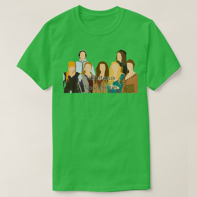 quotNo Uterus no opinionQuot Viking Women T Shirt (Design framsida)