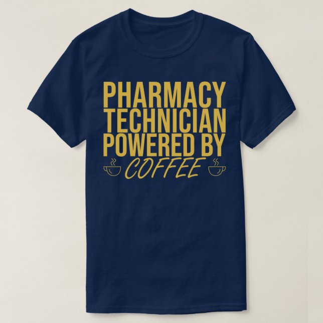 QuotPharmacy Technician Coffee Pharmacyquot 5 T Shirt (Design framsida)
