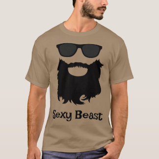 quotSexy Beastquot Beard och Sunglass för Beard T Shirt