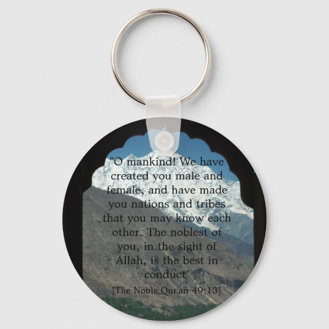 Quran Verse Keychain Nyckelring (Framsida)