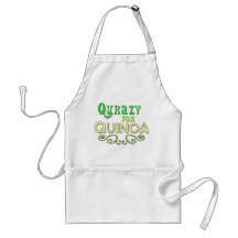 Qurazy för Quinoa © - Funny Quinoa Quote Apron
