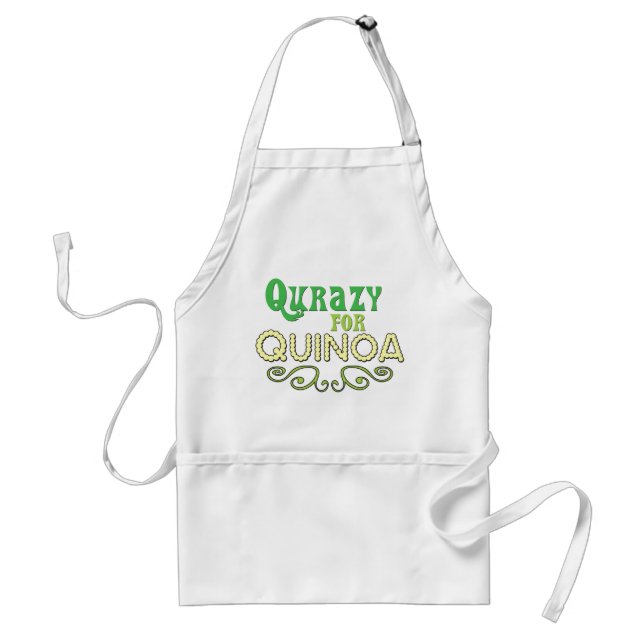 Qurazy för Quinoa © - Funny Quinoa Quote Apron Förkläde (Framsidan)