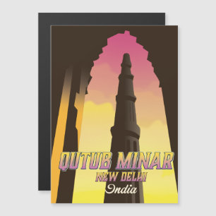 Qutub Minar New Delhi Indiens reseaffisch