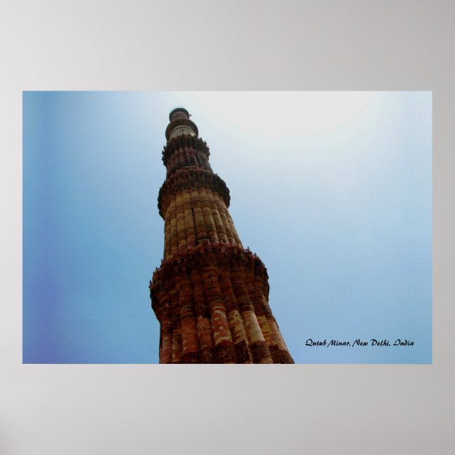 Qutub Minar Poster (Framsidan)