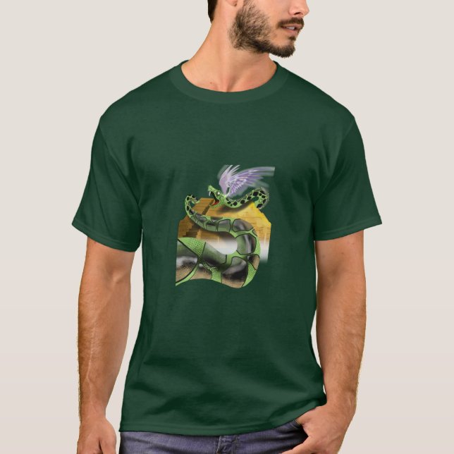 Qutzalkoatl T Shirt (Framsida)