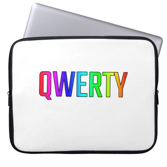 QWERTY LAPTOP FODRAL (Framsidan)