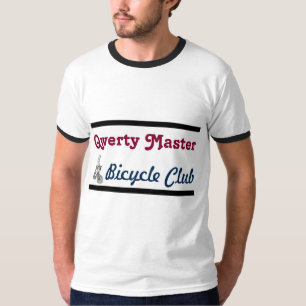 QWERTY ledar- cykelklubb T-shirt