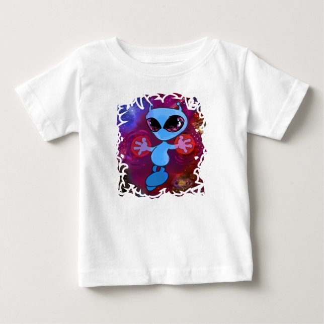 Qwiby Baby T-Shirt (Framsida)