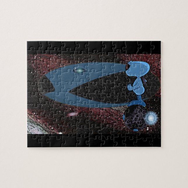 Qwiby Jigszle Puzzle Pussel (Horisontell)