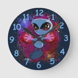 Qwiby Round Clock Rund Klocka