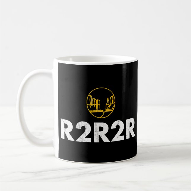 R2R Grand Canyon Hike Springa  Kaffemugg (Vänster)