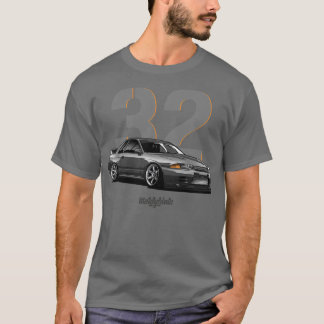 R32 GTR gråTShirt T Shirt