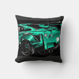 R35 GTR-GRÖNTENS BEAST KUDDE