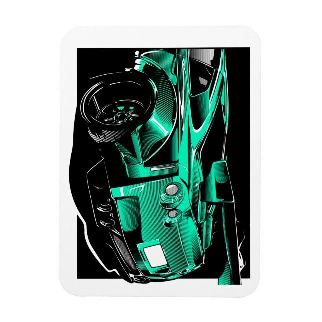 R35 GTR-GRÖNTENS BEAST MAGNET (Vertikal)