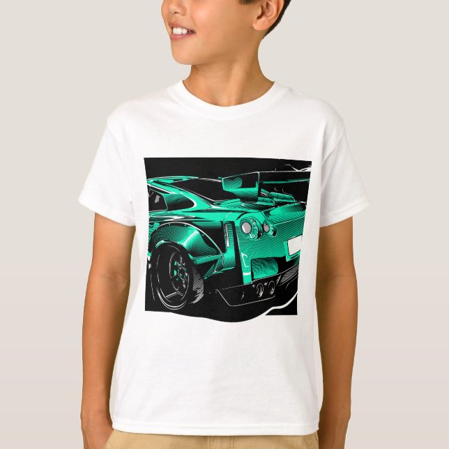 R35 GTR-GRÖNTENS BEAST T SHIRT (Framsida)