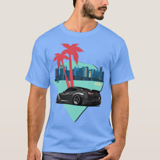 R35 GTR Skyline Miami JDM Tuning T Shirt
