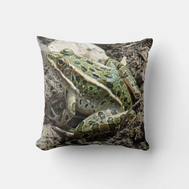 R3 Leopardgroda Kudde (Framsida)