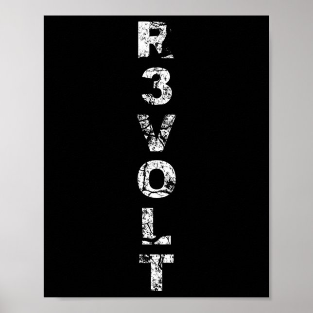 R3volt - Motstå - Rantiwork  Poster (Framsidan)