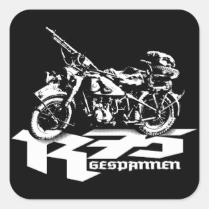 R75 Kvadratfästare Fyrkantigt Klistermärke