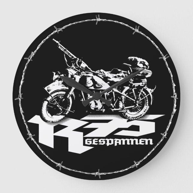 R75 Vägglås med rund (stor) vägg Stor Klocka (Framsida)