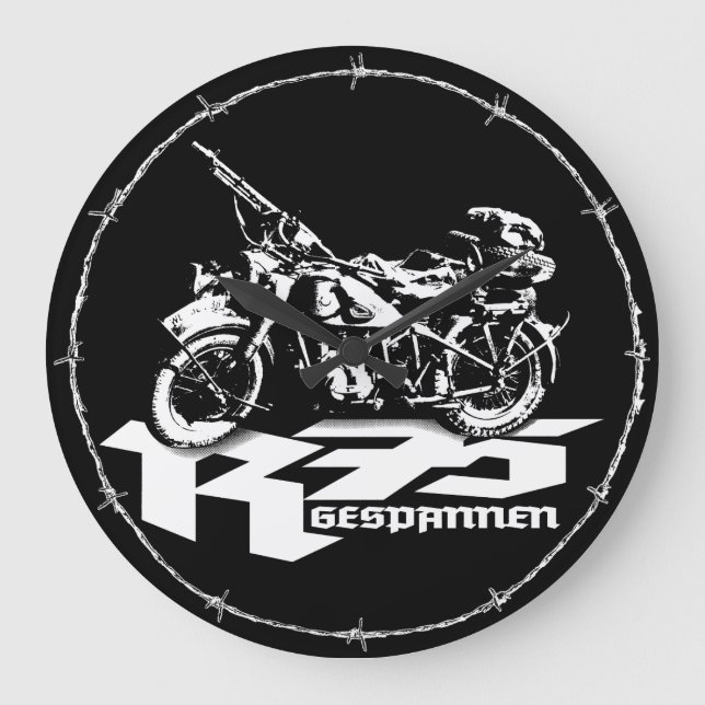 R75 Vägglås med rund (stor) vägg Stor Klocka (Framsida)