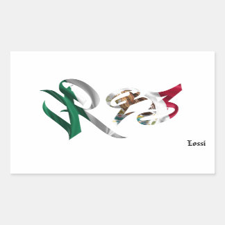 R93 Viva La Raza Sticker Rektangulärt Klistermärke