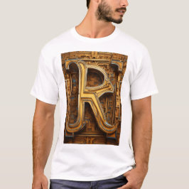 R alfabet namn t shirt