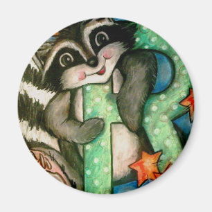 R är för Raccoon Magnet