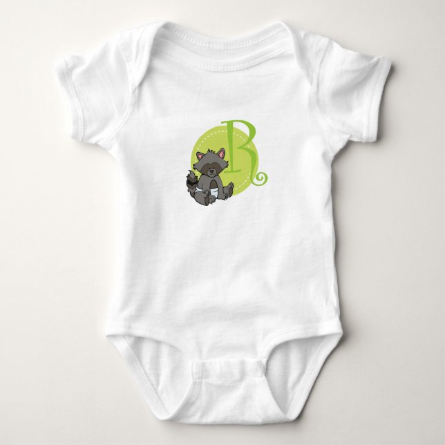 R är för Racoon Tee Shirt (Framsida)