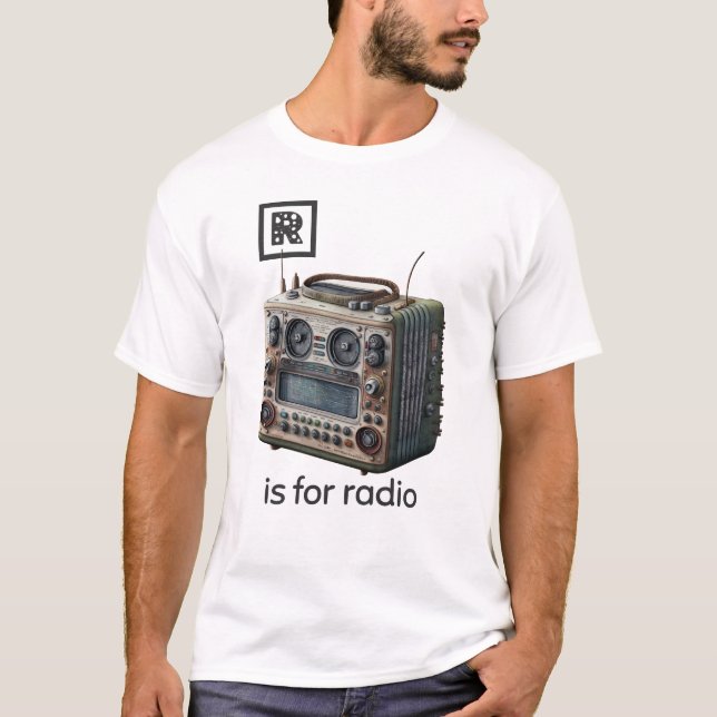 R är för Radio T-Shirt (Framsida)