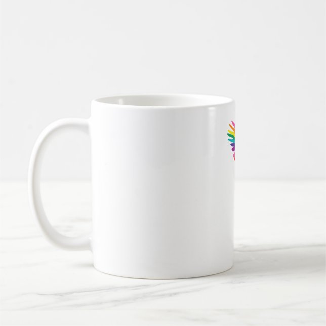 R är för Rainbow Macaw Kaffemugg (Vänster)