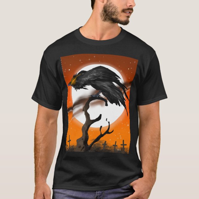 R är för Raven Tee Shirt (Framsida)
