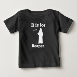 R är för Reaper Halloween Horror Goth T Shirt