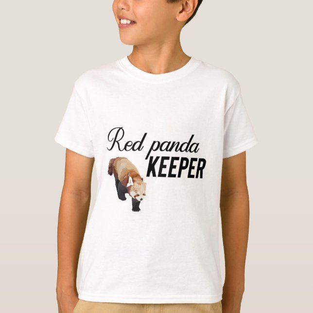 R är för Red Panda Keeper T Shirt (Framsida)