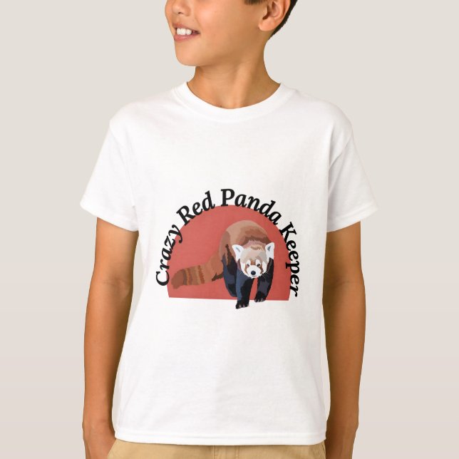R är för Red Panda Keeper T Shirt (Framsida)