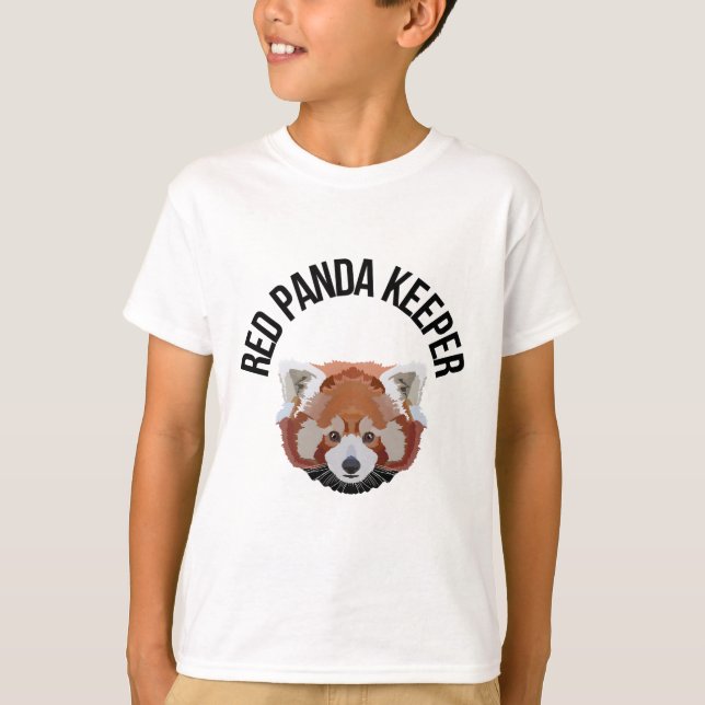 R är för Red Panda Keeper T Shirt (Framsida)