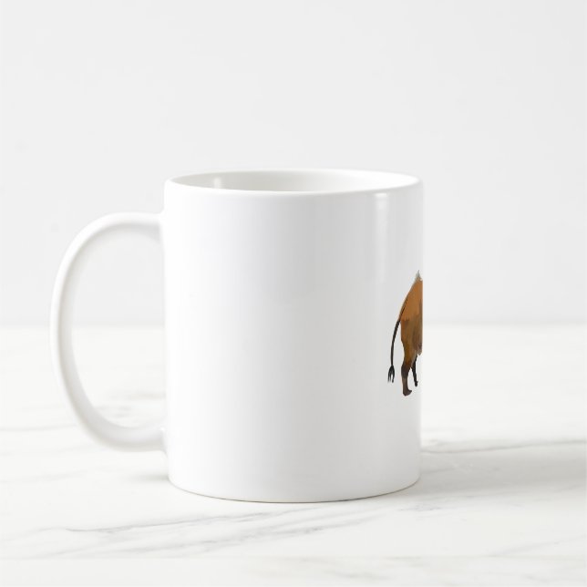 R är för Red River Hog Kaffemugg (Vänster)