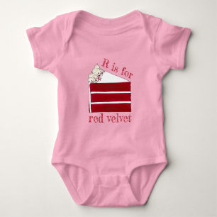 R är för Red Velvet Cake Segce Dessert Baking Food T Shirt